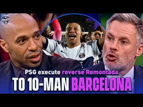 Thierry Henry, Micah & Carragher react to PSG's remarkable comeback! | UCL Today | CBS Sports Golazo