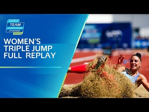 Women’s Triple Jump | Division 2 | European Athletics Team Championships Maribor 2025