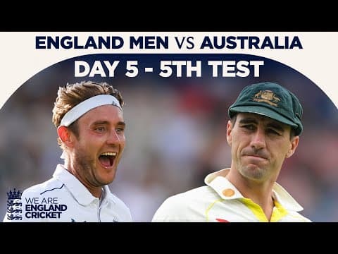 The Ashes Day Five | England v Australia 2023 5th Test