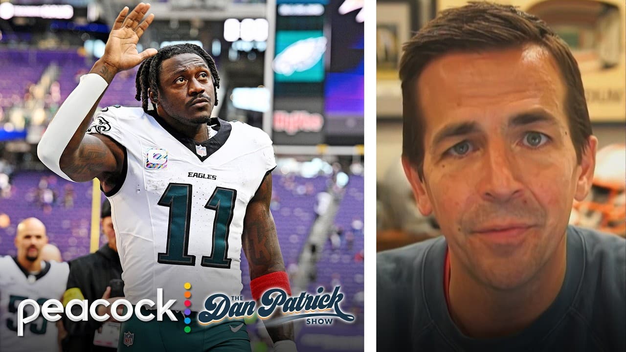 AJ Brown felt 'held back' with Eagles before trade - Albert Breer | Dan Patrick Show | NFL on NBC