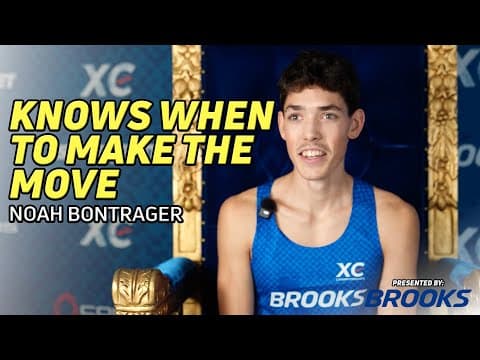 Experience is Key For Noah Bontrager Before 2025 Brooks XC Championships