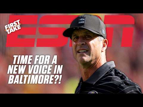 Does John Harbaugh DESERVE QUESTIONING after not being able to win w/ Lamar Jackson? | First Take