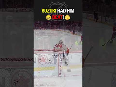 Suzuki *JUST* loses the puck 😖