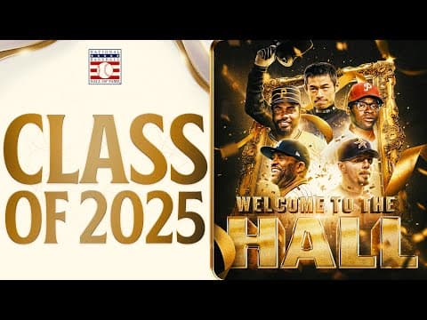 FULL 2025 Hall of Fame Class speeches! (Ichiro, CC Sabathia, Billy Wagner, Dave Parker, Dick Allen!)