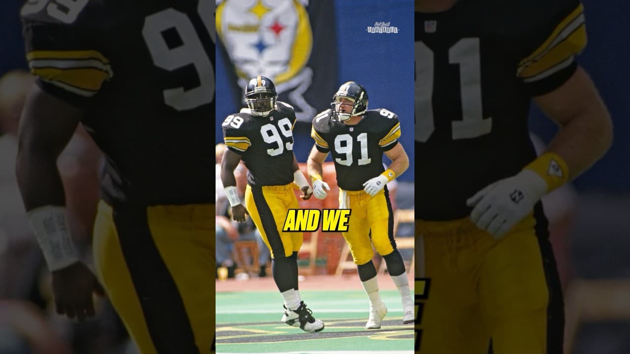 Levon Kirkland and Kevin Greene’s bond was bigger than football 💛🖤 #NFL #pittsburghsteelers
