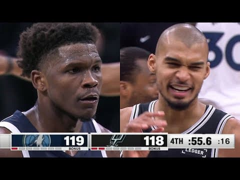 ANT (55 PTS) & WEMBY (39 PTS) DUEL IN WILD ENDING Timberwolves vs Spurs 👀 | January 17, 2026