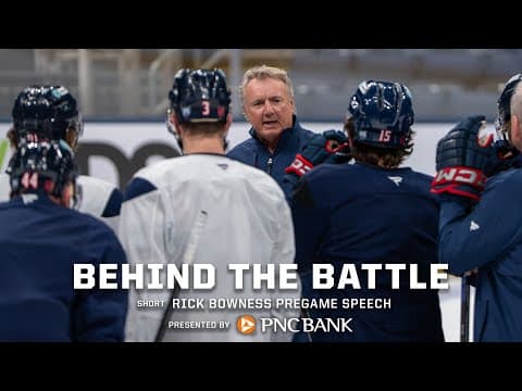 CBJ Head Coach Rick Bowness FIRES UP the Boys Before His First Game!💥 | Behind the Battle Short