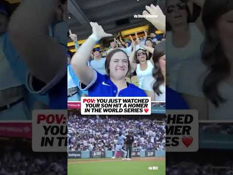 Davis Schneider's dad, Steve, watched his son blast a home run in Game 5 #shorts