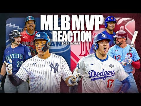 Aaron Judge Named AL MVP for 2nd Straight Year, Shohei Ohtani Takes Home 3rd Straight MVP 🏆⚾️