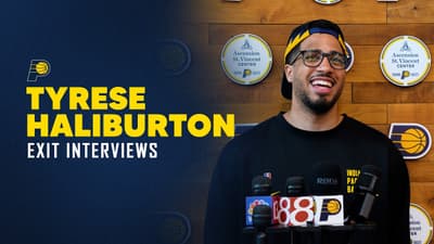 Tyrese Haliburton Talks Recovery, Sets Sights on Next Season | Exit Interview