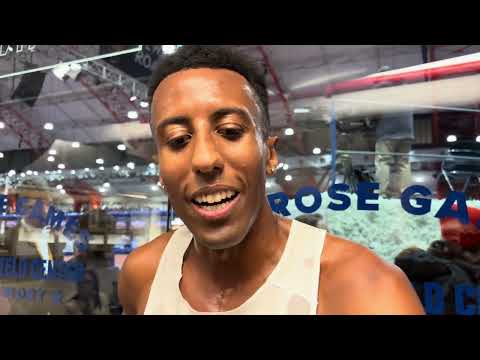 Yared Naguse Reacts to 2nd Behind Cam Myers in Wannamaker Mile at 2026 Millrose Games