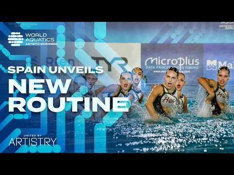 Winning in front of the home crowd 🇪🇸 | Artistic Swimming World Cup | Team Technical Routine | Spain