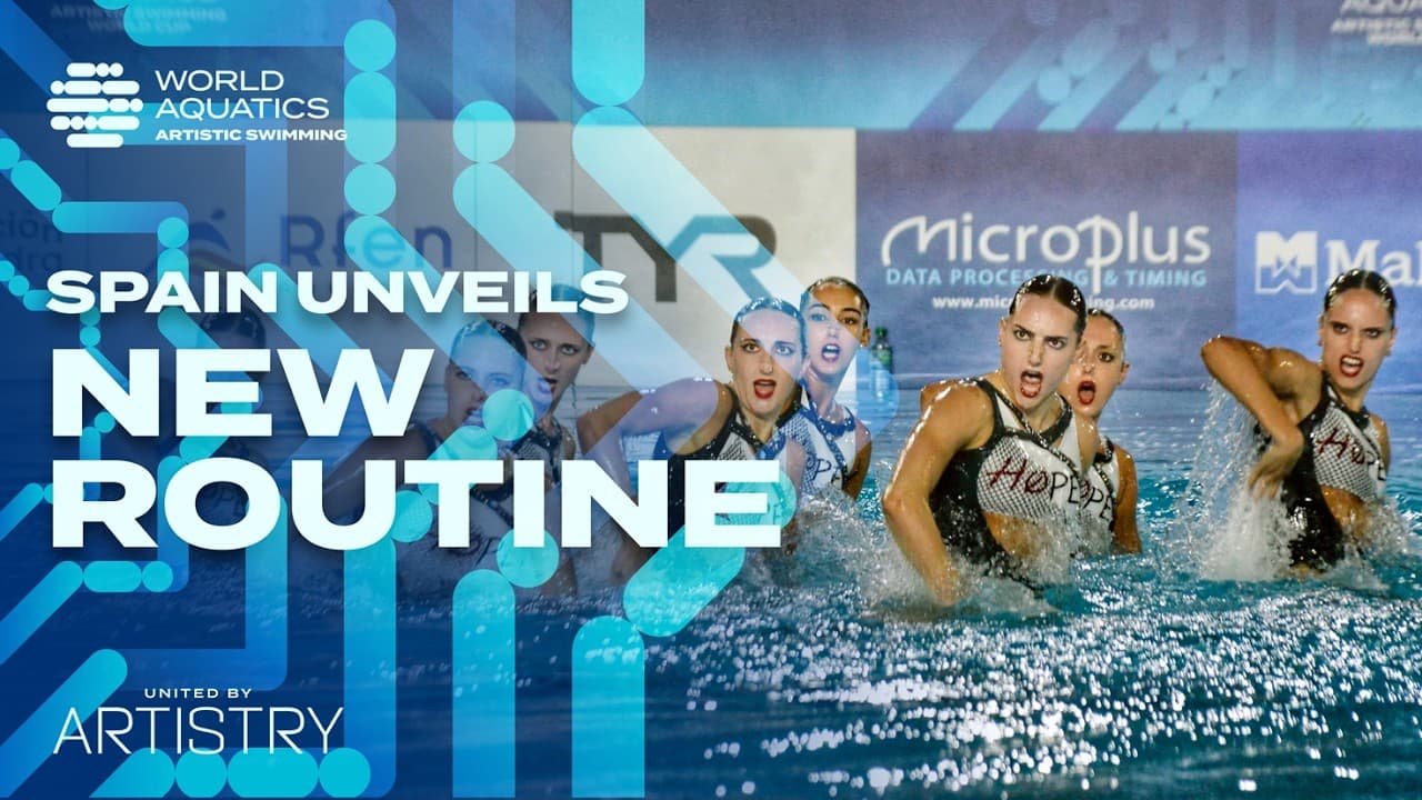 Winning in front of the home crowd 🇪🇸 | Artistic Swimming World Cup | Team Technical Routine | Spain
