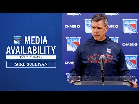 NYR vs OTT: Mike Sullivan Pregame Media Availability | Jan. 14, 2026