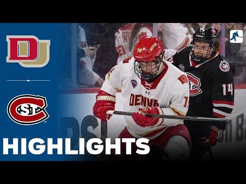 Denver vs St Cloud State | NCAA College Hockey | Highlights - January 24, 2026