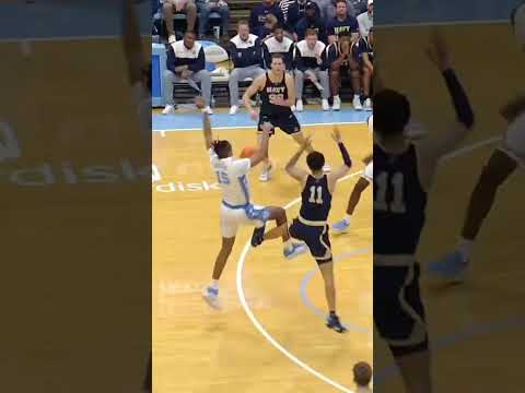 This is an every game thing for Caleb Wilson 🤩 #UNC #GoHeels #ACCBasketball #CollegeBasketball