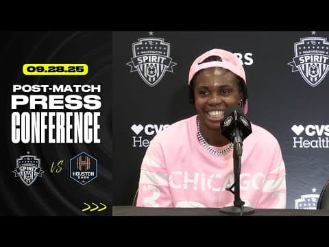 Tara McKeown and Gift Monday Post-Match Press Conference | Week 22 vs Houston Dash | 09.28.25