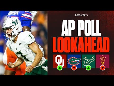 College Football Week 2 AP Top 25 Look Ahead: Florida set for MAJOR drop, Ohio State remains No. 1