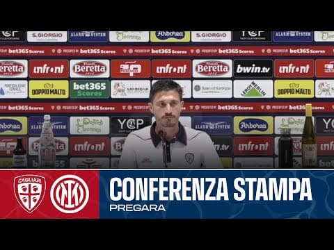 SERIE A ENILIVE |  MISTER PISACANE IN CONFERENZA STAMPA |  CAGLIARI - INTER
