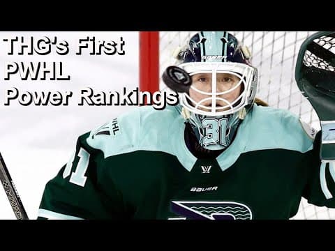 My First PWHL Power Rankings
