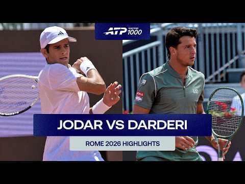 Rafael Jodar vs. Luciano Darderi Highlights | Rome 2026 Quarter-Final
