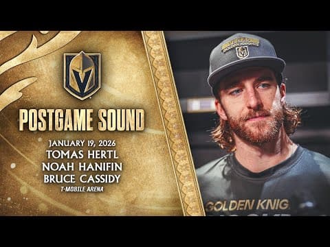 🎥 POSTGAME SOUND: Hertl, Hanifin & Cassidy