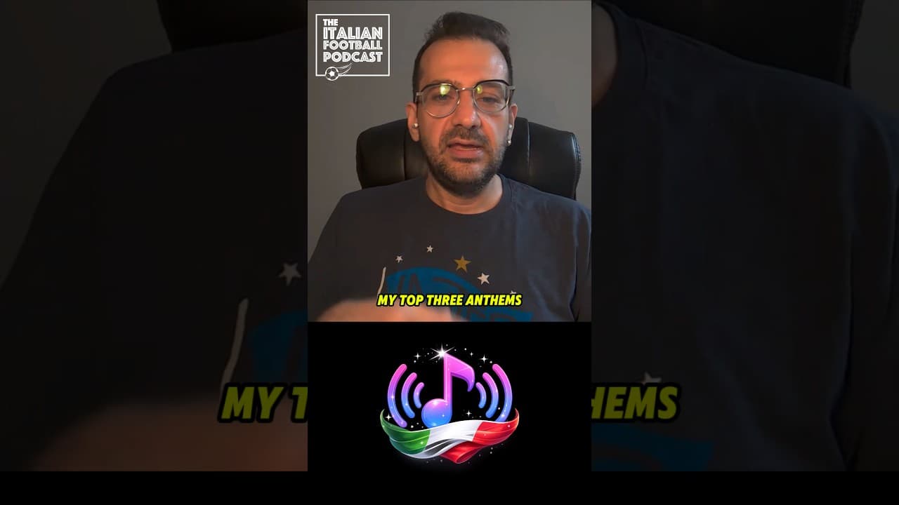 Which are the top 3 best Club hymns in Italian football? 🎵 #shorts #seriea