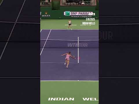 A remarkable rally 🤯 Something special from Emma Navarro in Indian Wells 🤌 #WTA #tennis