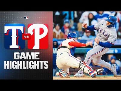 Rangers vs. Phillies Game Highlights (3/29/26) | MLB Highlights