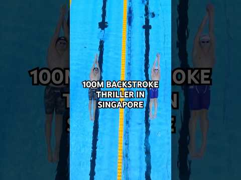 When the race is so close, even the camera doesn‘t know who the follow 🥶 #Swimming #final #battle