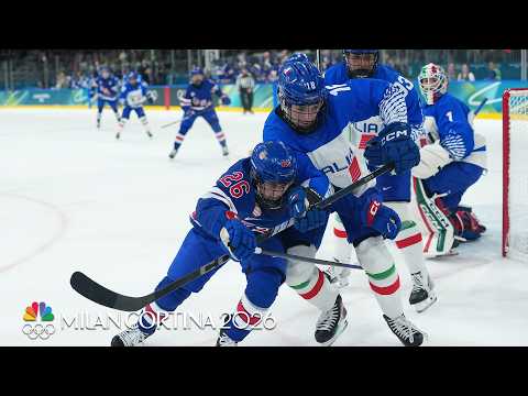 Kendall Coyne Schofield scores twice in Team USA rout vs. Italy | Winter Olympics 2026 | NBC Sports