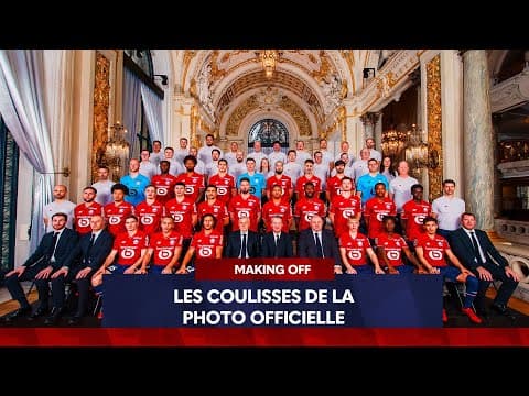 Le LOSC shoote sa photo officielle à l'Opéra de Lille 📸😍