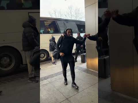 Grizzlies arrive in snowy Berlin for the 2026 NBA Berlin Game! 🇩🇪