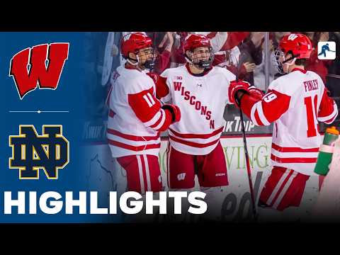 Wisconsin vs Notre Dame | NCAA College Hockey | Highlights - February 07, 2026