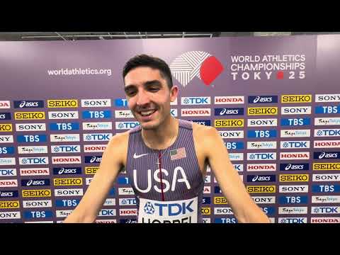 Bryce Hoppel is disappointed not to make 2025 World Championship final