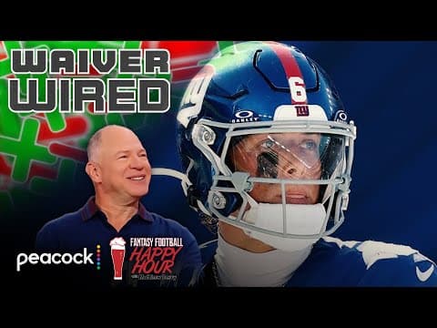 Giants' Jaxson Dart can reach 'top 12' QB ranks | Fantasy Football Happy Hour | NFL on NBC