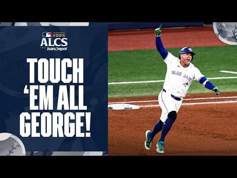 GO-AHEAD GEORGE! 😱 George Springer crushes a 3-run HR to give the Blue Jays the LEAD in Game 7! 💣