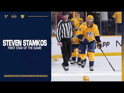 Steven Stamkos: : First star of the Game - Jan 22nd