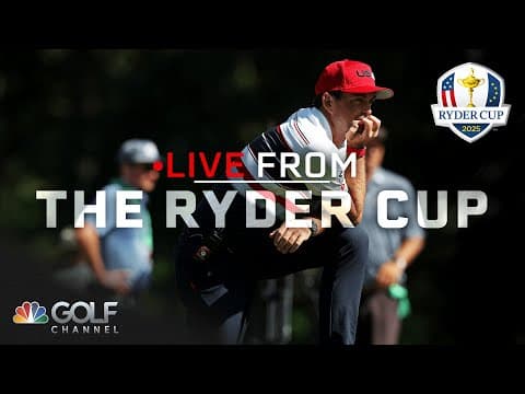 Keegan Bradley: Ryder Cup's envelope rule 'has to change' | Live From the Ryder Cup | Golf Channel