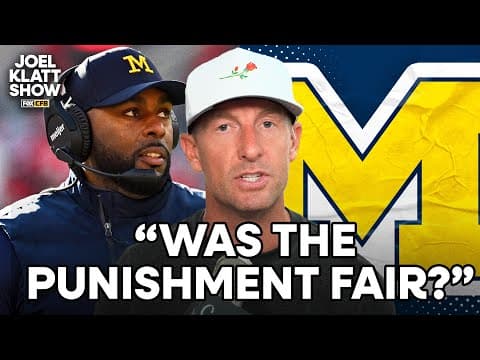 Michigan penalized by NCAA for sign-stealing, faces up to $30M in fines | Joel Klatt Show