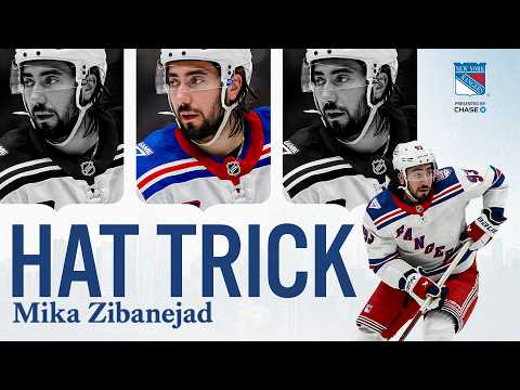 Mika Zibanejad Hat Trick