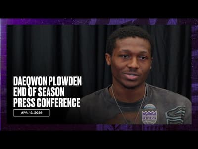 Daeqwon Plowden End of Season Exit Interview | 4.13.26
