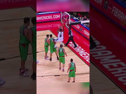 Rebounding, passing, and scoring 🧠 LeBron James was the whole package 👑  #AmeriCup