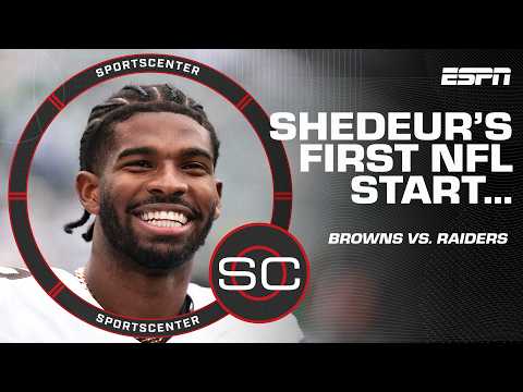 Expectations for Shedeur Sanders' first NFL start 😳 'Prepare for the blitz!' | SportsCenter