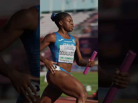 A huge 4x100💨 win at #Tampere2025 for Team Italia 🇮🇹