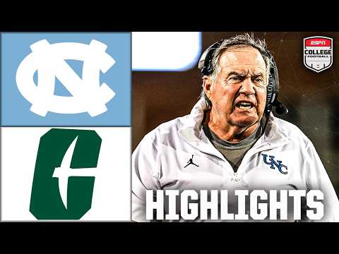 North Carolina Tar Heels vs. Charlotte 49ers | Full Game Highlights | ESPN College Football