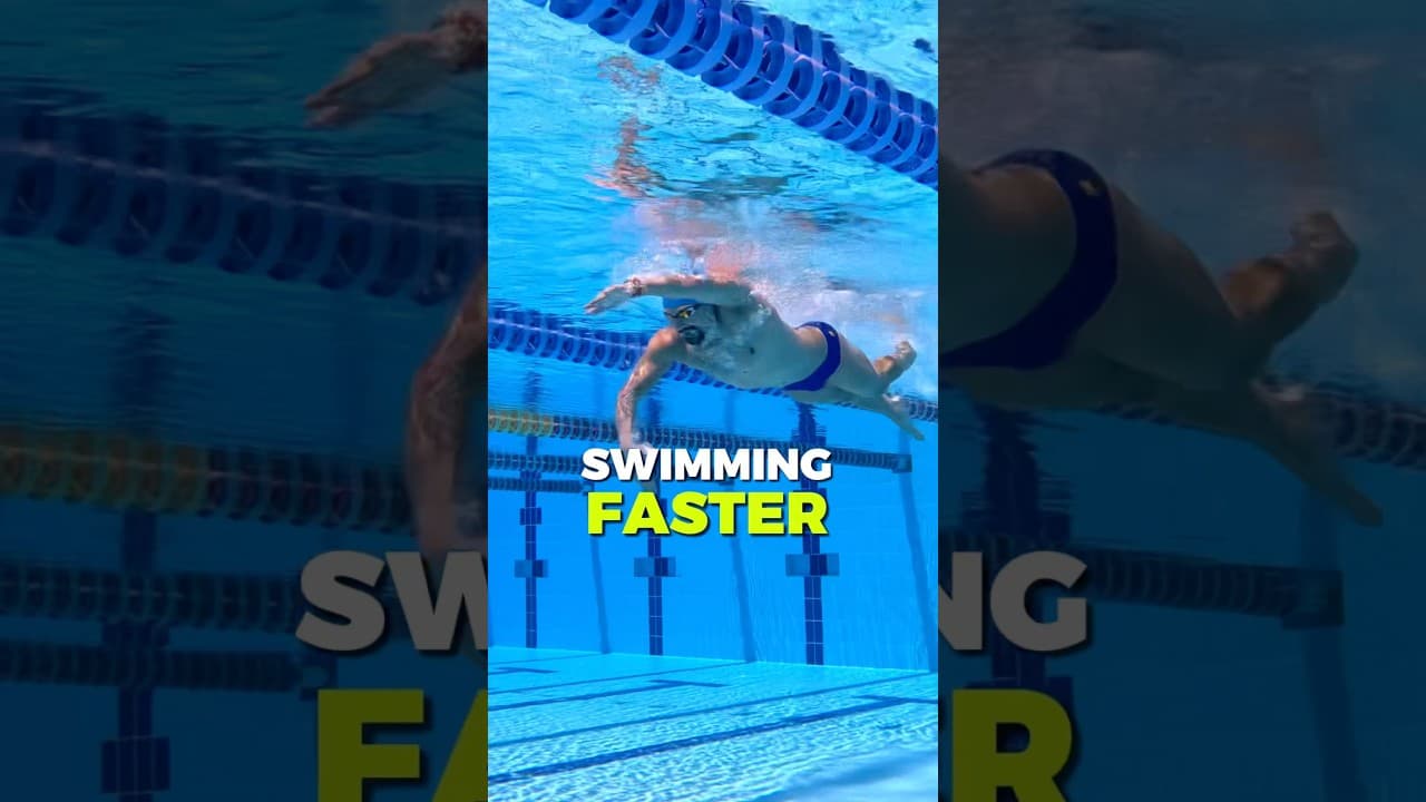 Swimming faster is not about working harder. It is about working differently.