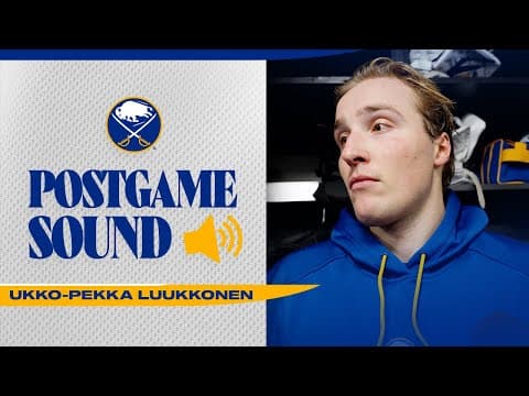 "We Pushed Back" | Ukko-Pekka Luukkonen After Loss To Colorado Avalanche | Buffalo Sabres