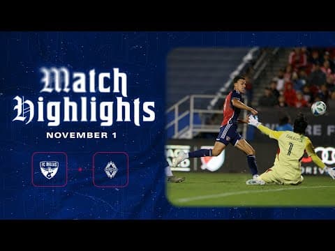 FC Dallas vs Vancouver Whitecaps FC Highlights | Nov. 1, 2025