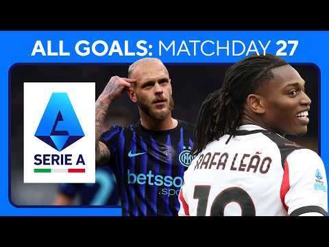 EVERY GOAL from Matchday 27 in SERIE A 🇮🇹